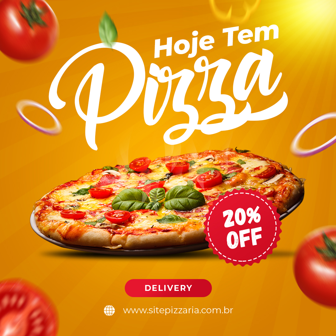 Arte Psd Editável Pizzaria Social Media Instagram Post