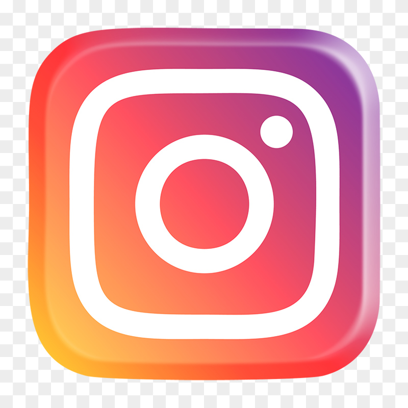 Ícone 3D Instagram Logo em PNG sem Fundo