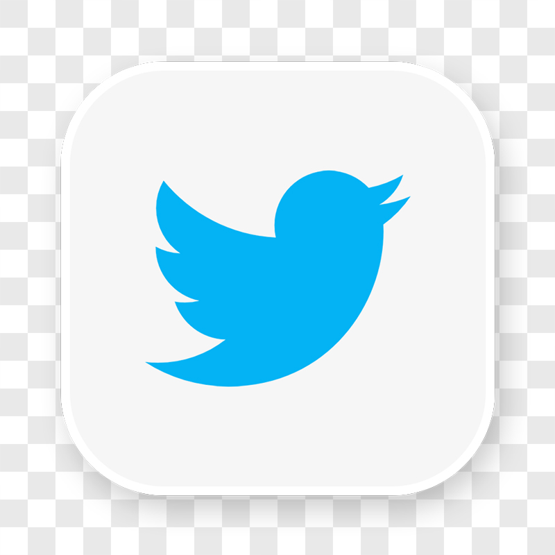 Twitter Ícone Logo PNG sem Fundo Transparente