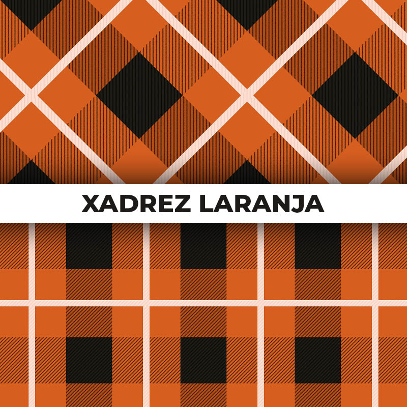 Background Laranja Xadrez Fundo Quadriculado