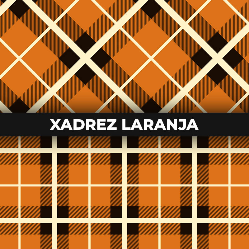 Background Laranja Quadriculado Fundo Xadrez Imagem