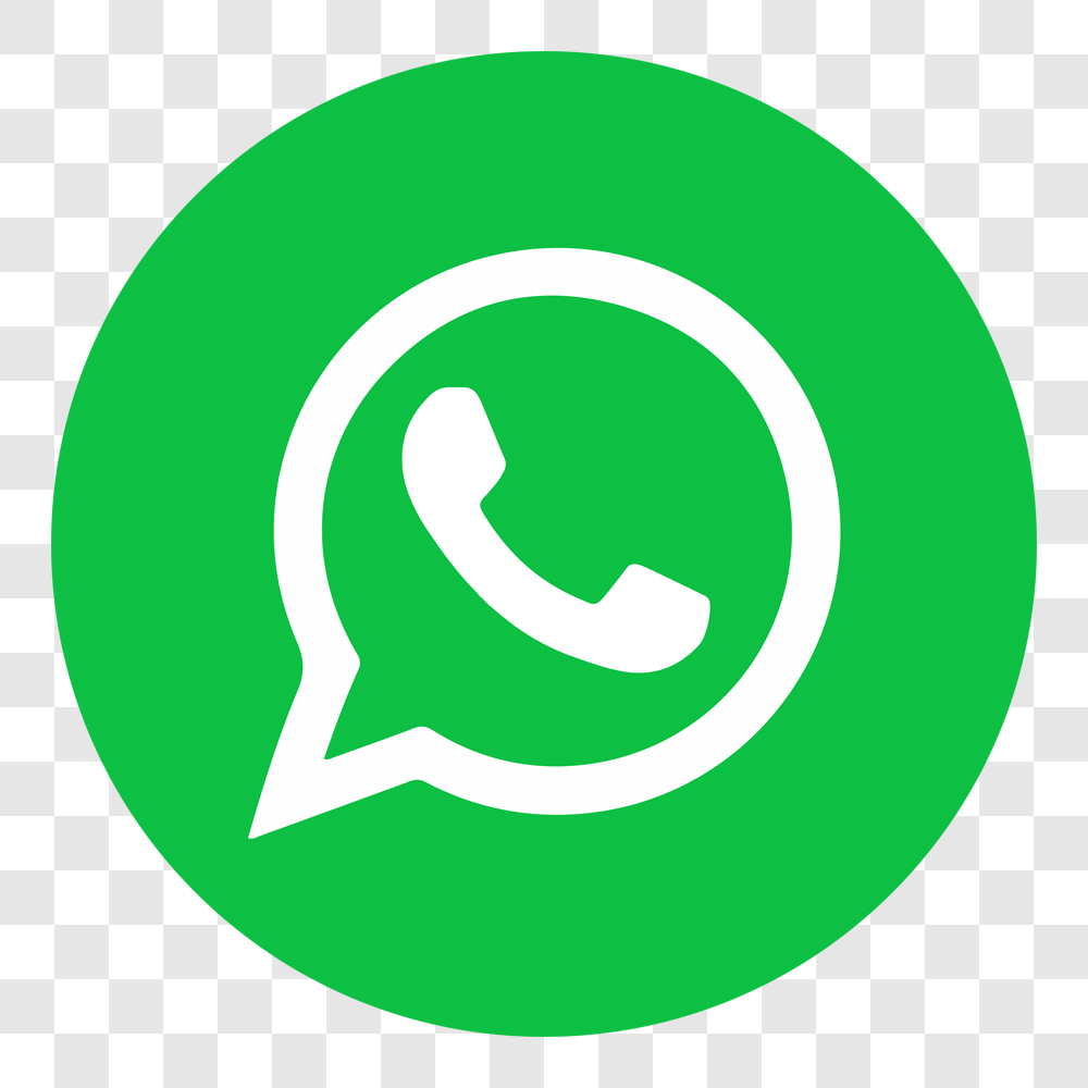 WhatsApp Logo Redondo Ícone PNG Sem Fundo