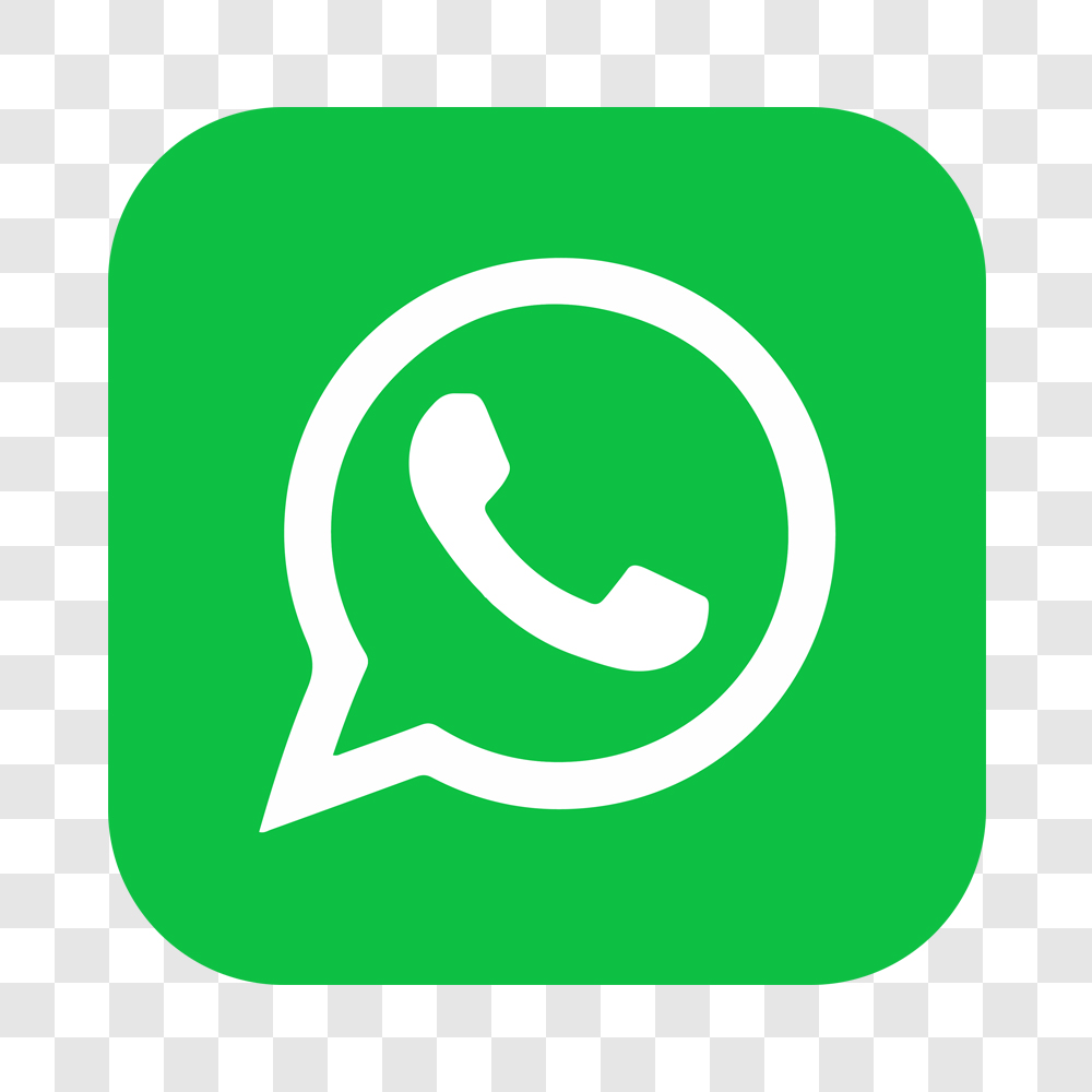 WhatsApp Logo Quadrado Ícone PNG Sem Fundo