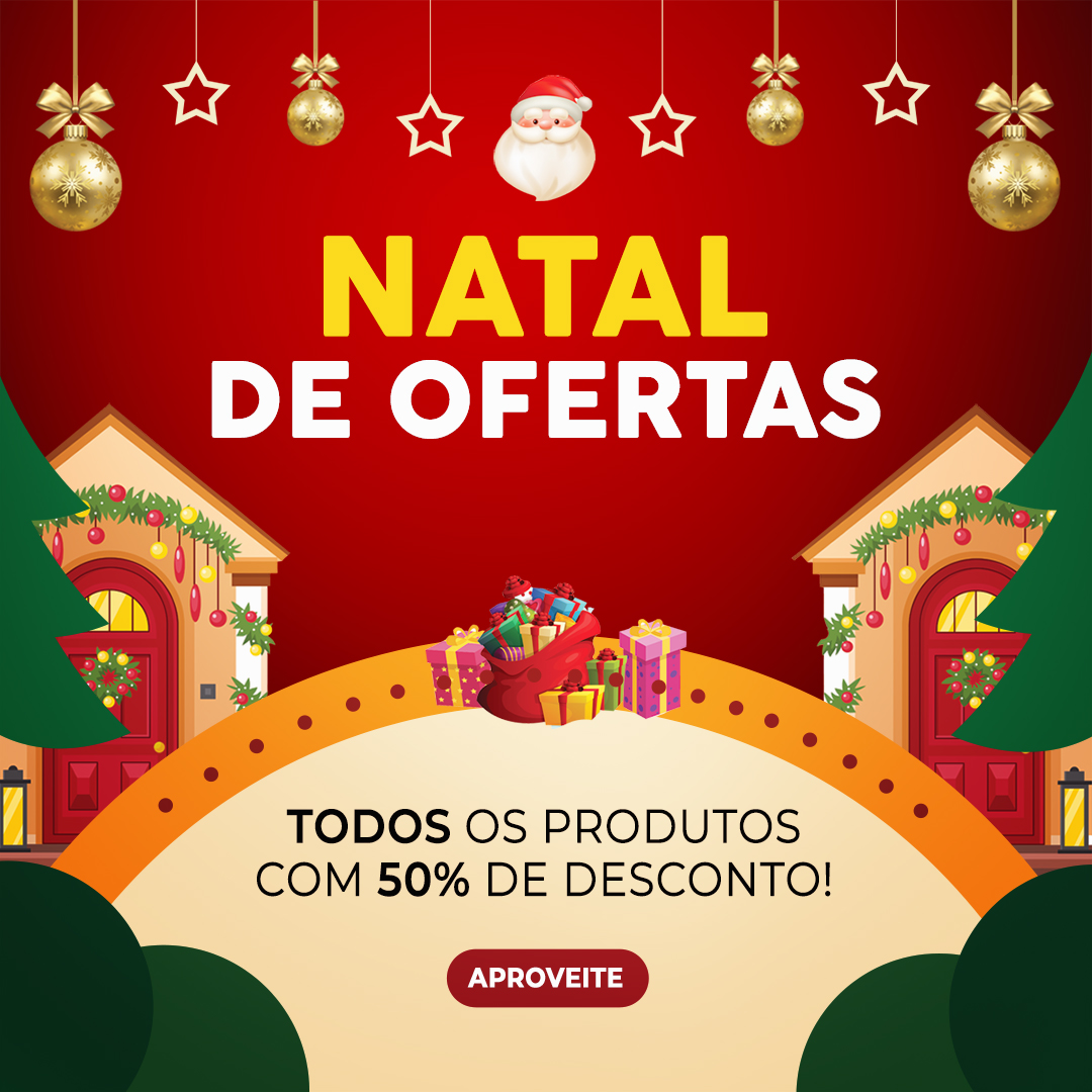 Natal PSD Social Media Ofertas Post Editável Feed Photoshop