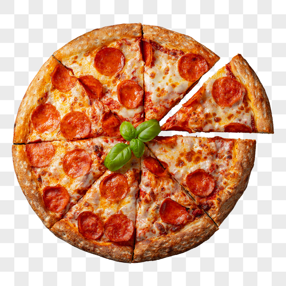 Pizza PNG Transparente Grande Fatias Sem Fundo