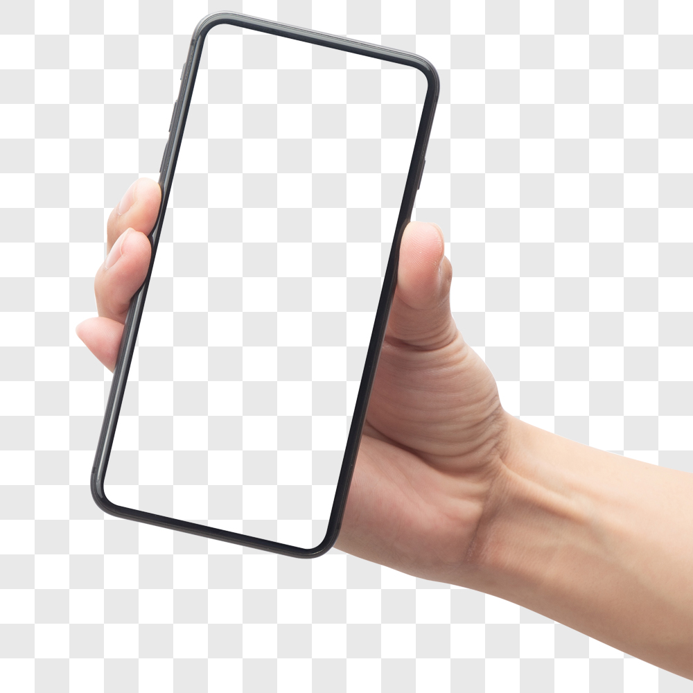 Mão Segurando Celular PNG Sem Fundo Trasparente Alta Resolução