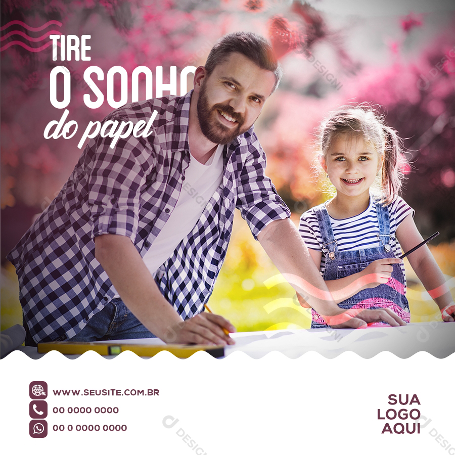 Imobiliária imóveis Social Media PSD Editável