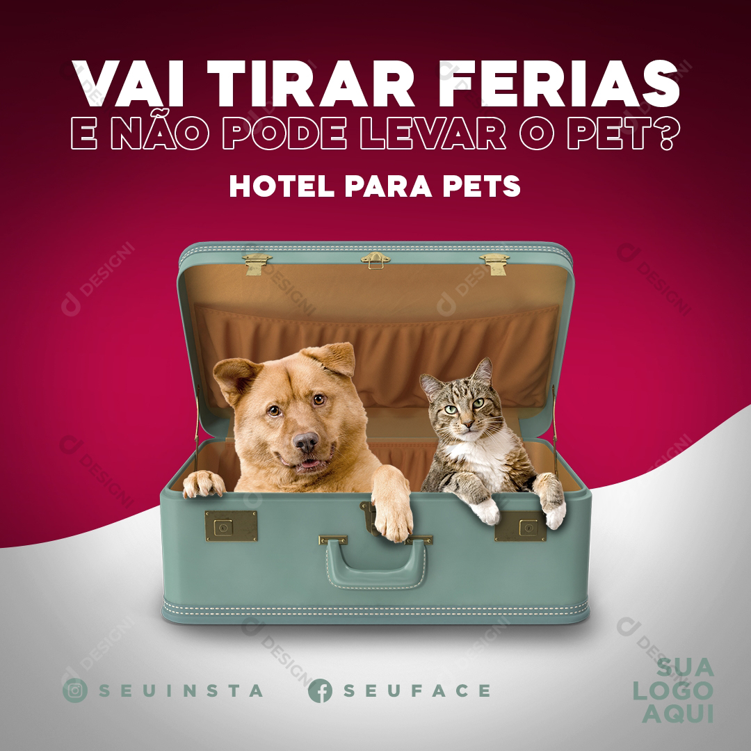 Petshop Social Media Veterinário PSD Editável Cachorro