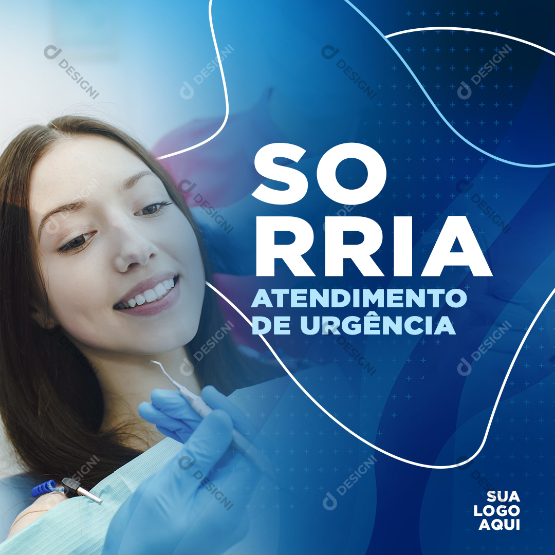 Saúde Social Media PSD Dentista Sorriso Dentes