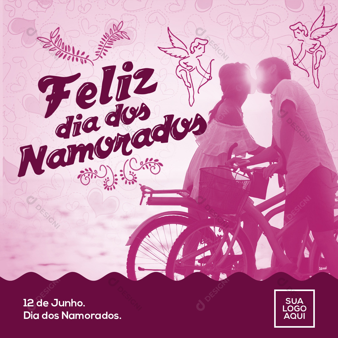 Social Media PSD Feliz dia Dos Namorados Casal