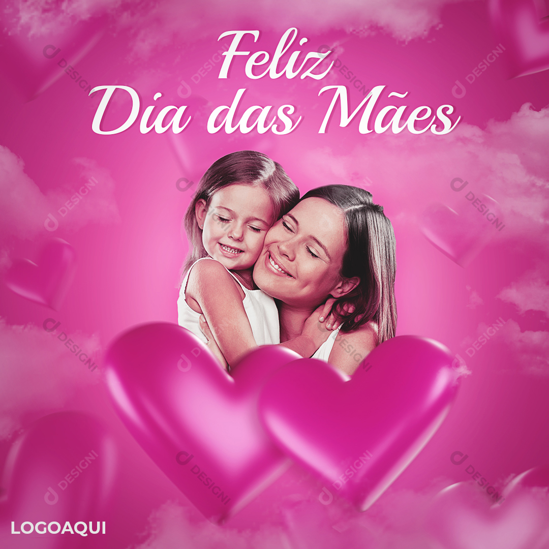 Social Media PSD Feliz Dia Das Mães Editável