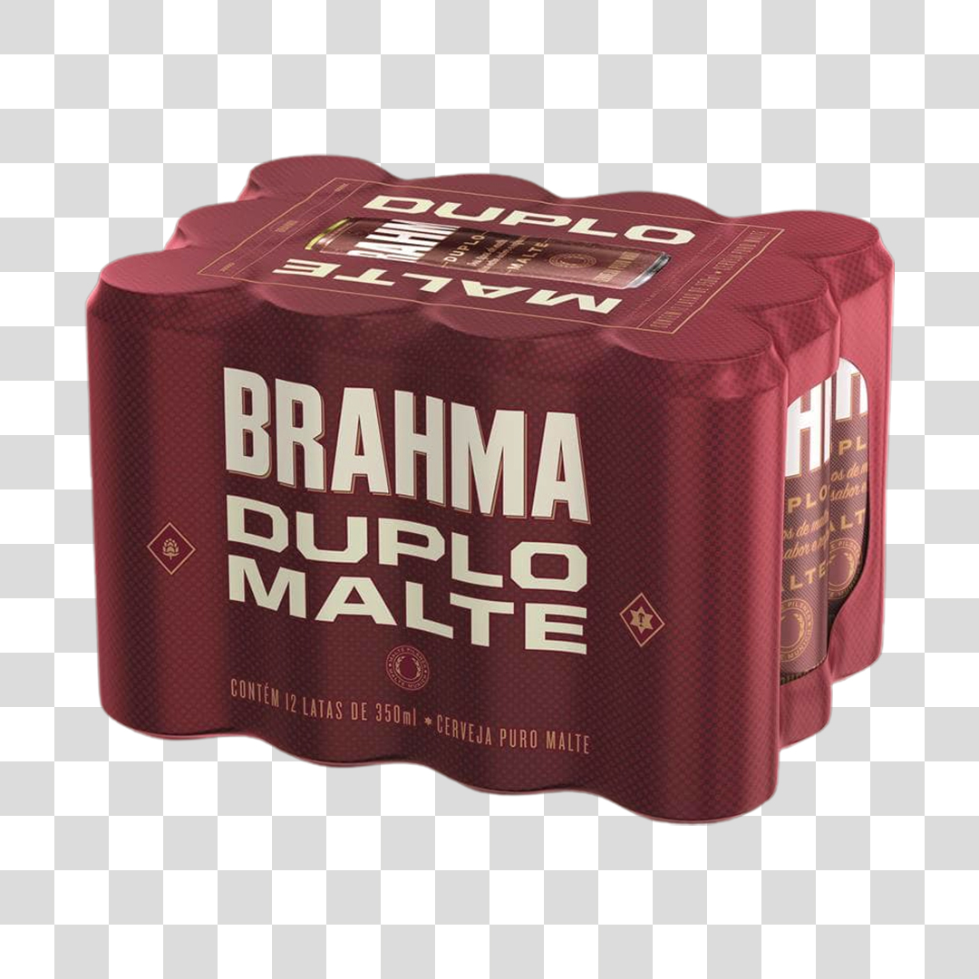 Caixa de Cerveja Brahma Duplo Malte PNG Transparente Sem Fundo