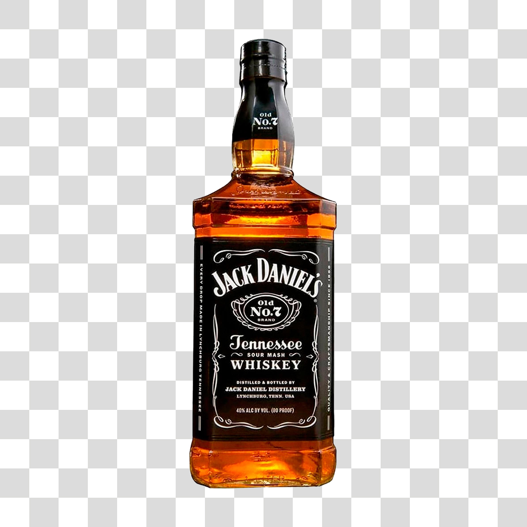 Whisky Jack Daniel´s PNG Transparente Sem Fundo