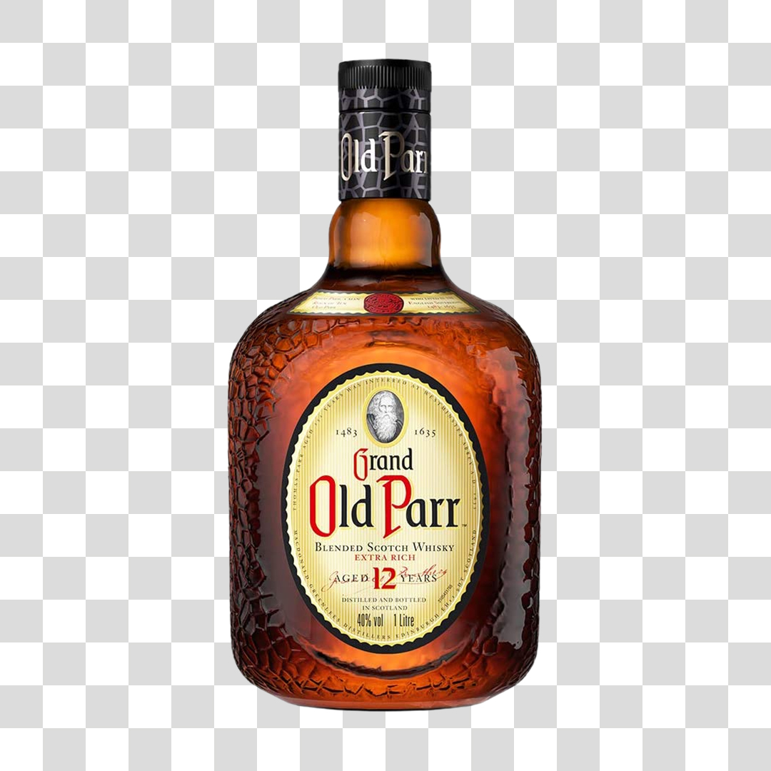 Whisky Old Parr PNG Transparente Sem Fundo