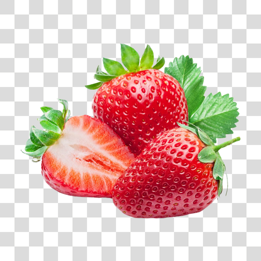 Morangos PNG Transparente Sem Fundo