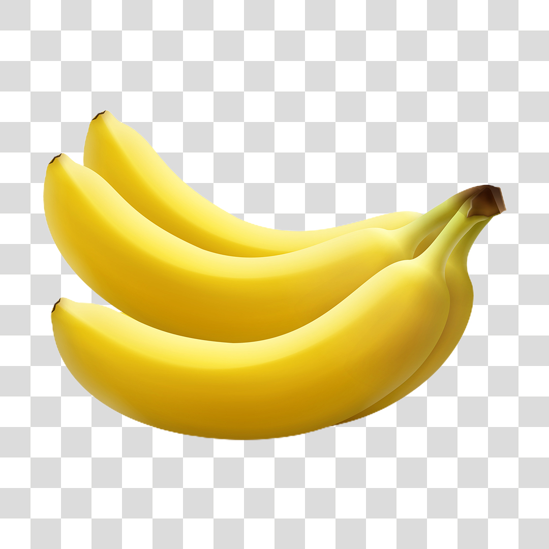 Banana PNG Transparente Sem Fundo