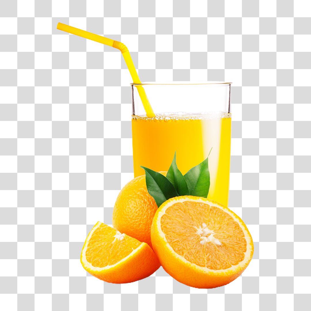 Suco de Laranja PNG Transparente Sem Fundo