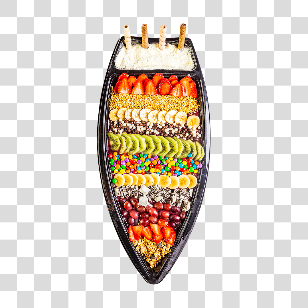 Barca de Açaí PNG Transparente Sem Fundo