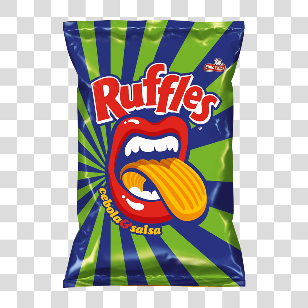 Pacote Ruffles Cebola PNG Transparente Sem Fundo