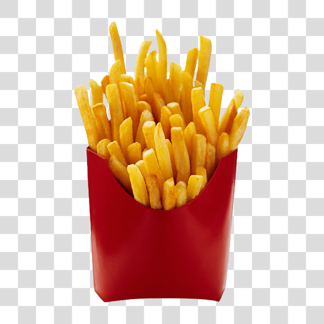 Batata Frita PNG Transparente Sem Fundo