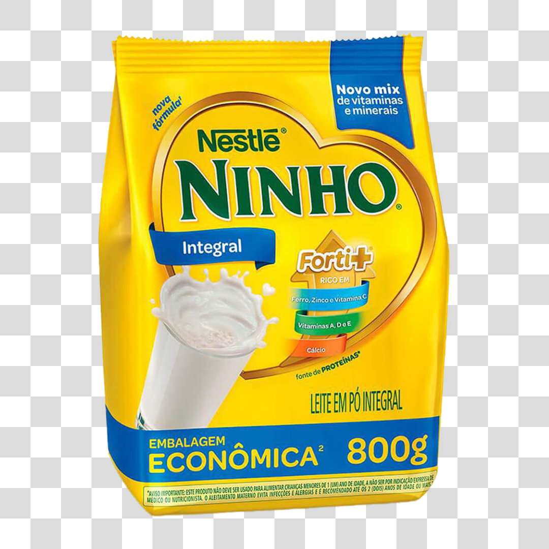 Refil Leite em Pó Integral Nestle PNG Transparente Sem Fundo