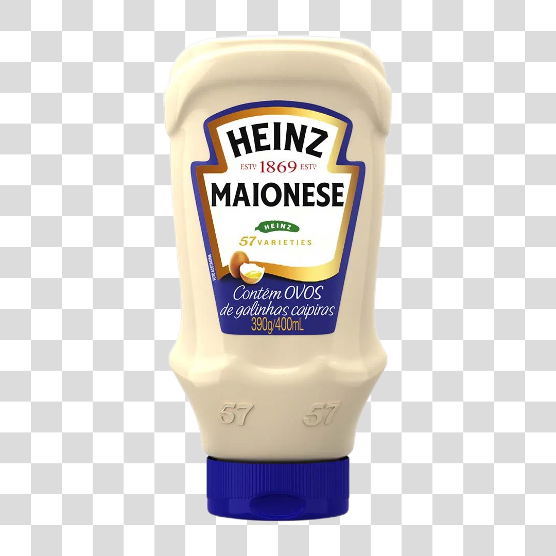 Maionese Heinz PNG Transparente Sem Fundo