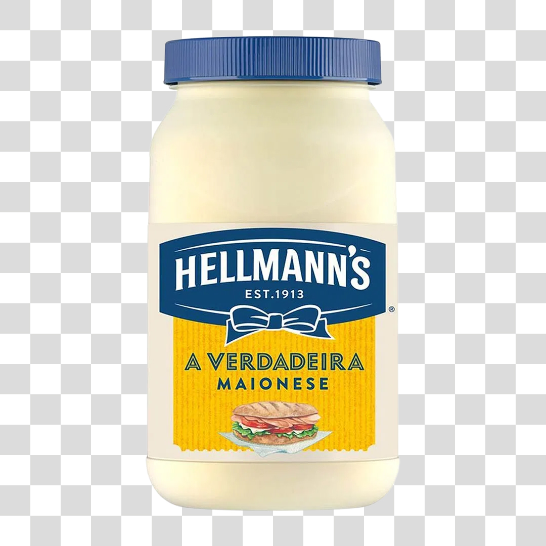 Maionese Hellmann´s PNG Transparente Sem Fundo