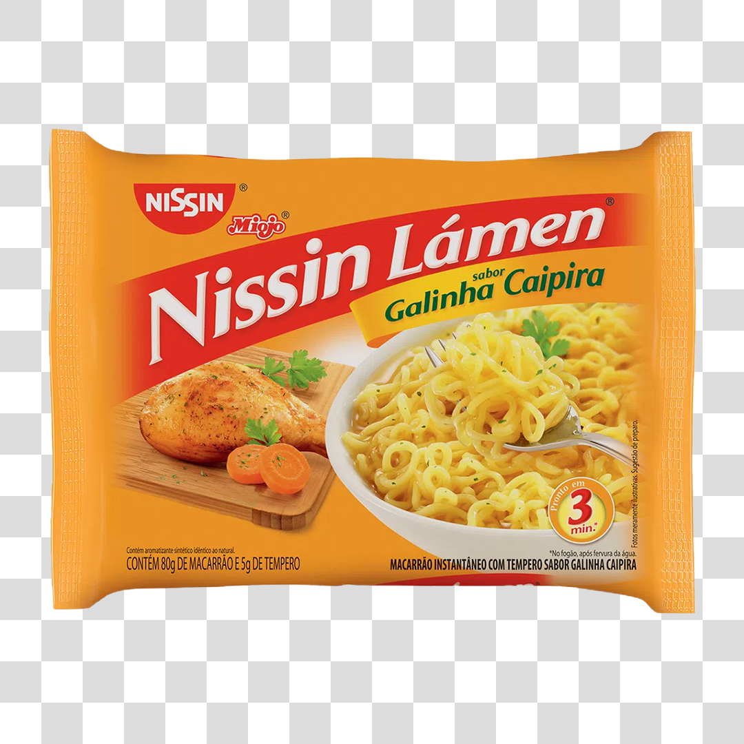 Nissin Lámen PNG Transparente Sem Fundo