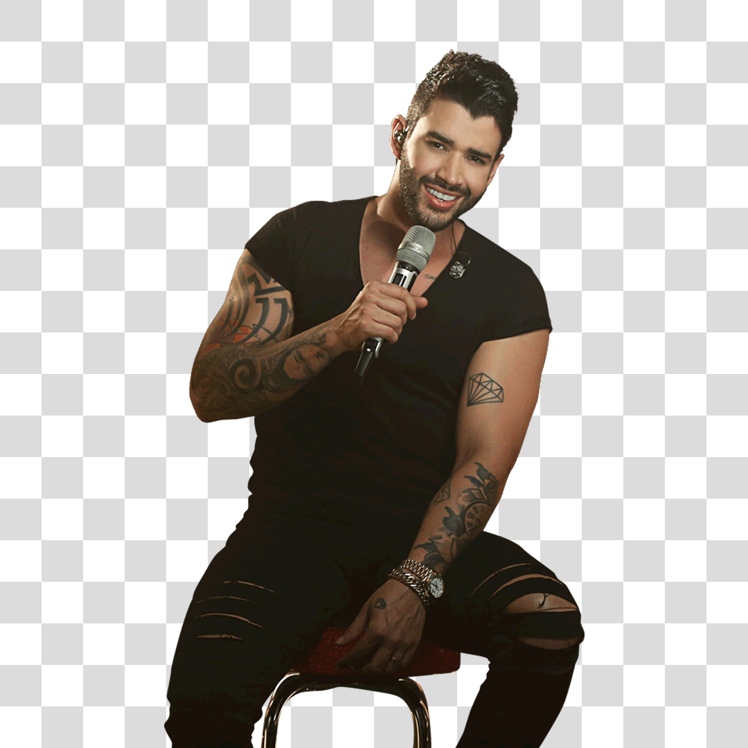 Cantor Gusttavo Lima PNG Transparente Sem Fundo