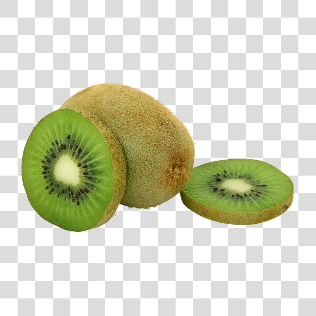 Fruta Kiwi PNG Transparente Sem Fundo