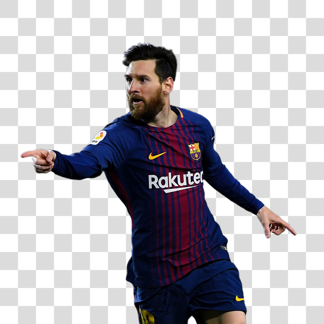 Jogador Lionel Messi PNG Transparente Sem Fundo