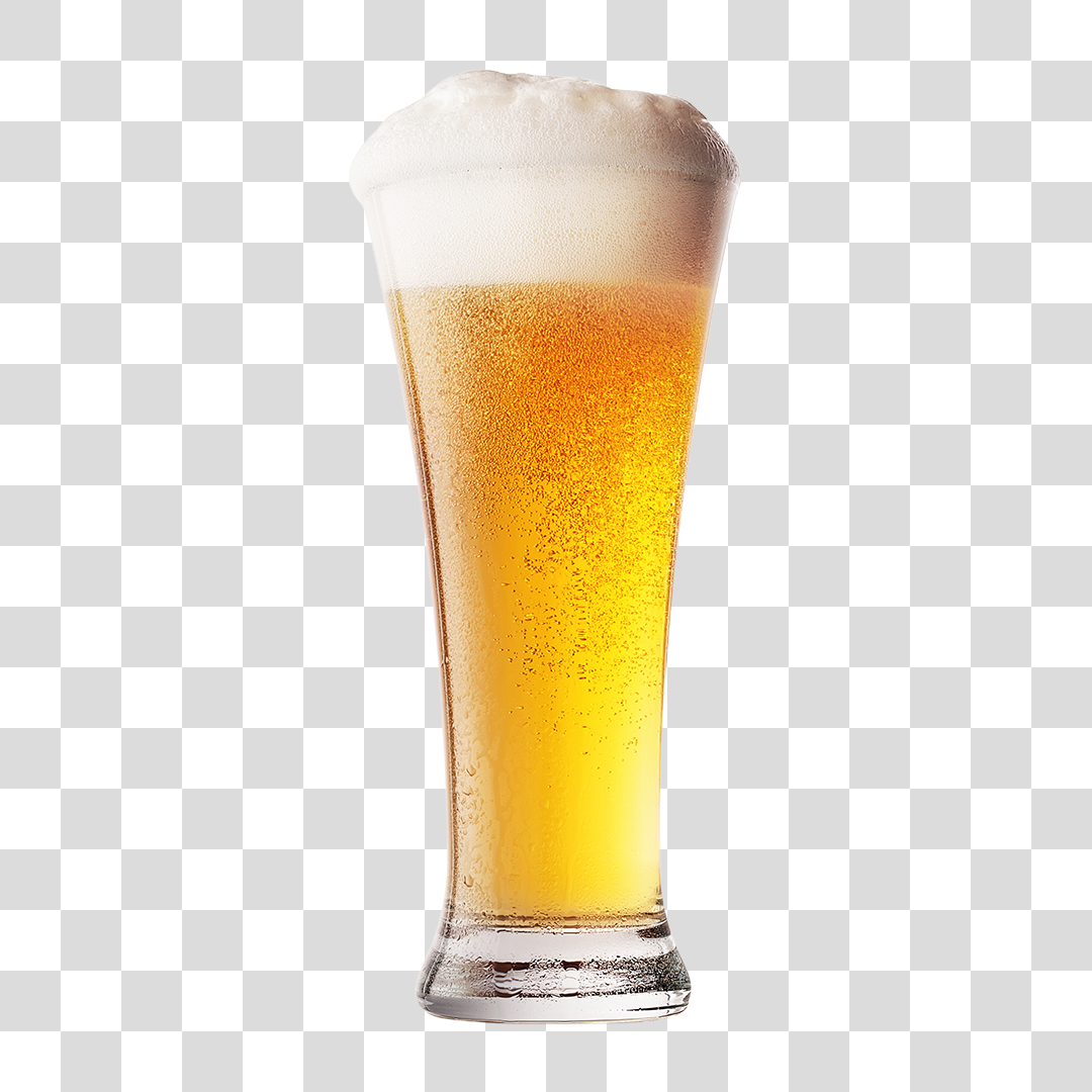 Chopp no Copo PNG Transparente Sem Fundo