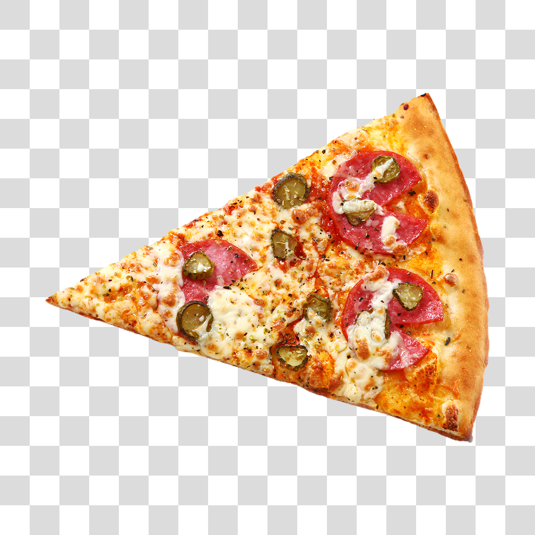 Pedaço de Pizza PNG Transparente Sem Fundo