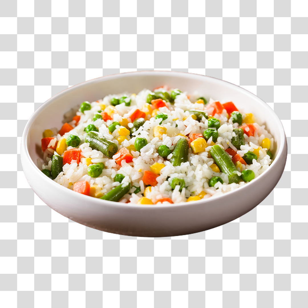 Arroz com Legumes PNG Transparente Sem Fundo