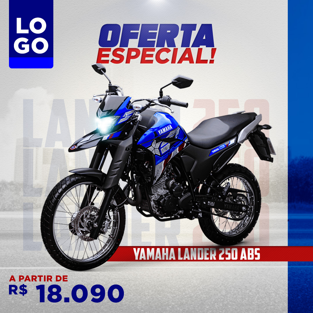 Social Media PSD Concessionária de Motos Lander