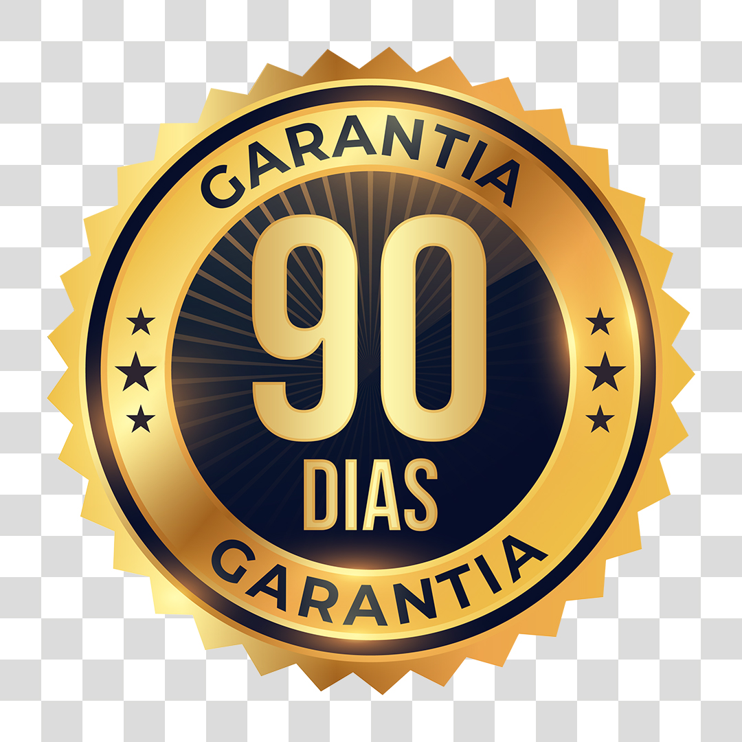 Selo de Garantia de 90 Dias PNG Transparente Sem Fundo