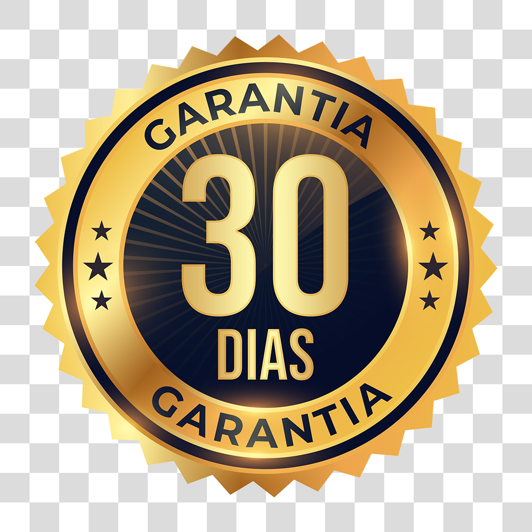 Selo de Garantia de 30 Dias PNG Transparente Sem Fundo