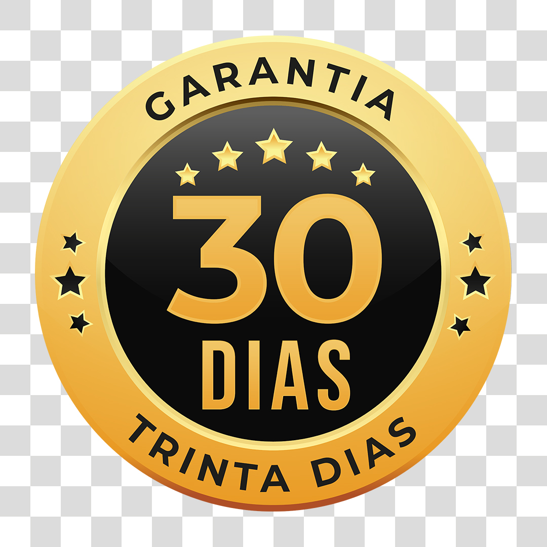 Selo de Garantia de 30 Dias PNG Transparente Sem Fundo