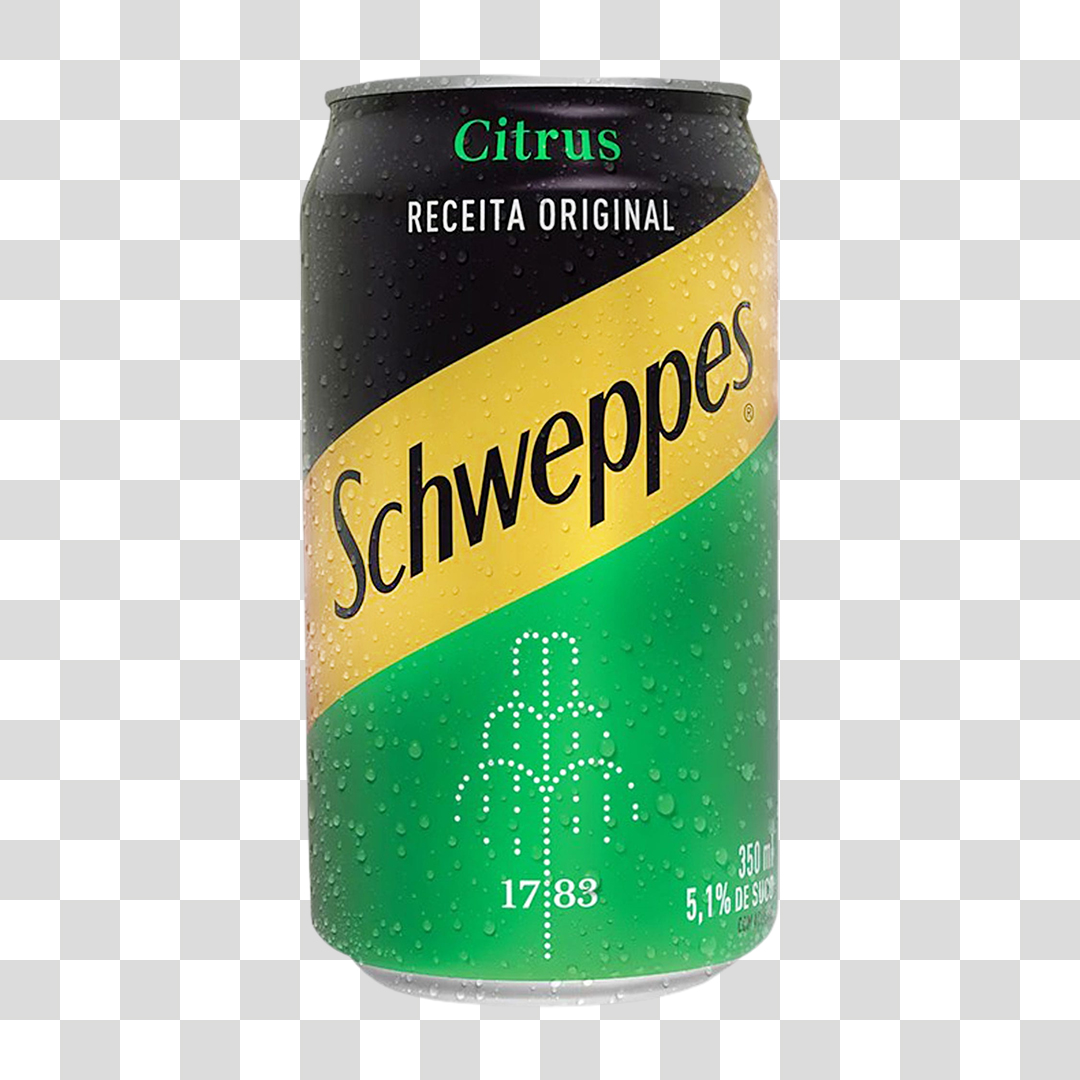 Refrigerante Schweppes Citrus PNG Transparente Sem Fundo