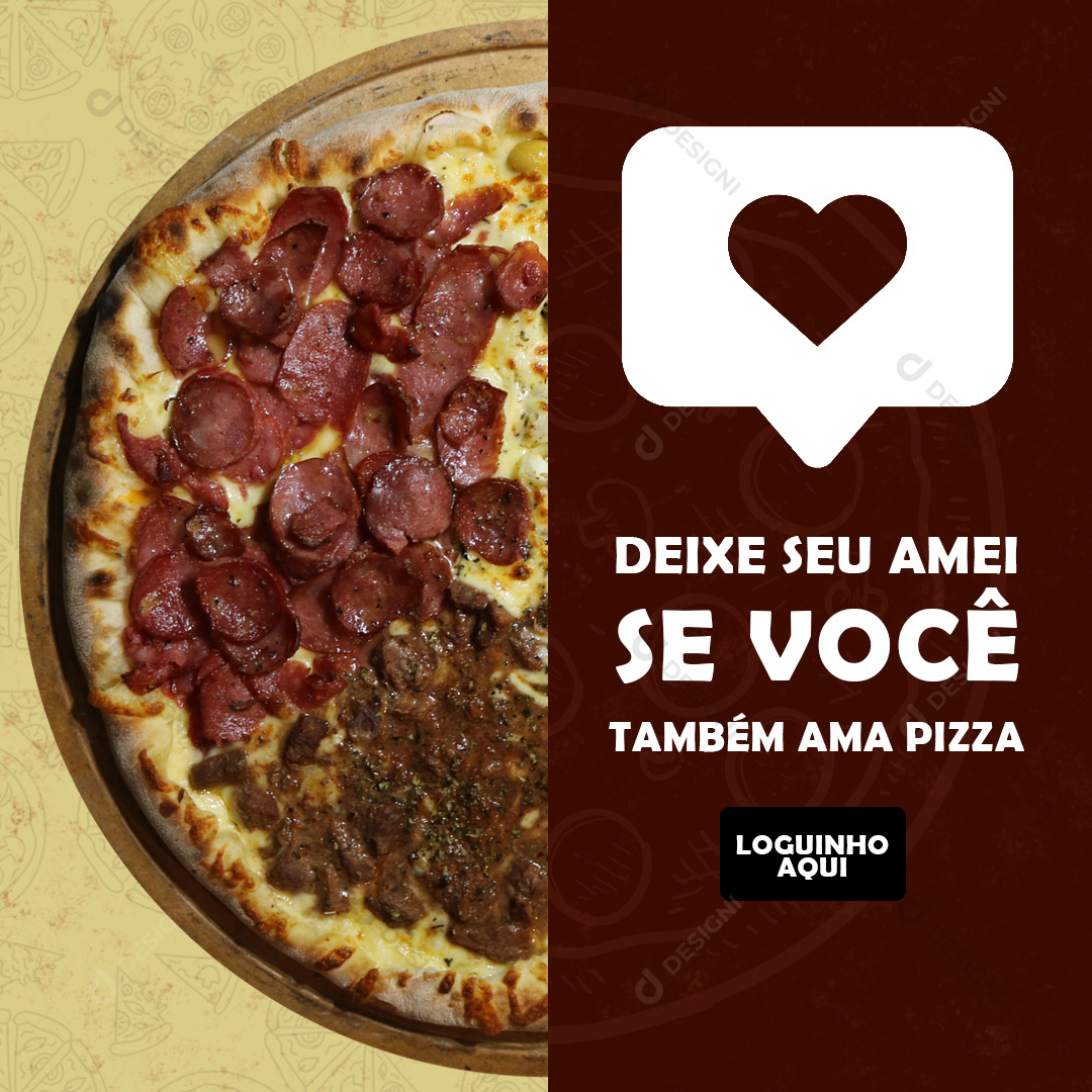 Pizza Pizzarias Social Media PSD Editável
