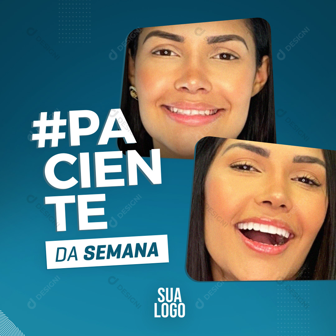 Paciente Social Media PSD Editável Odontologia