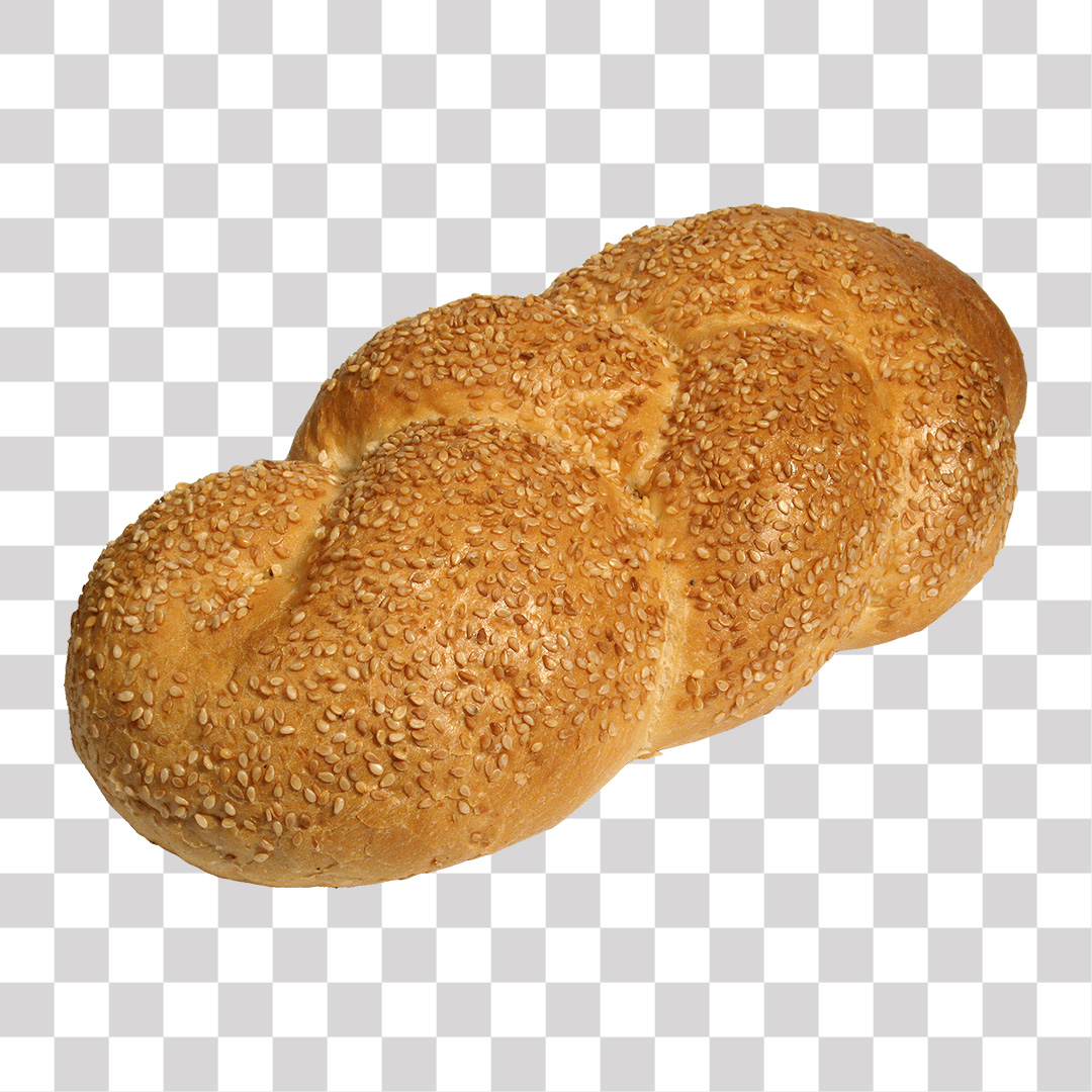 Pão com Gergelim PNG Transparente Sem Fundo