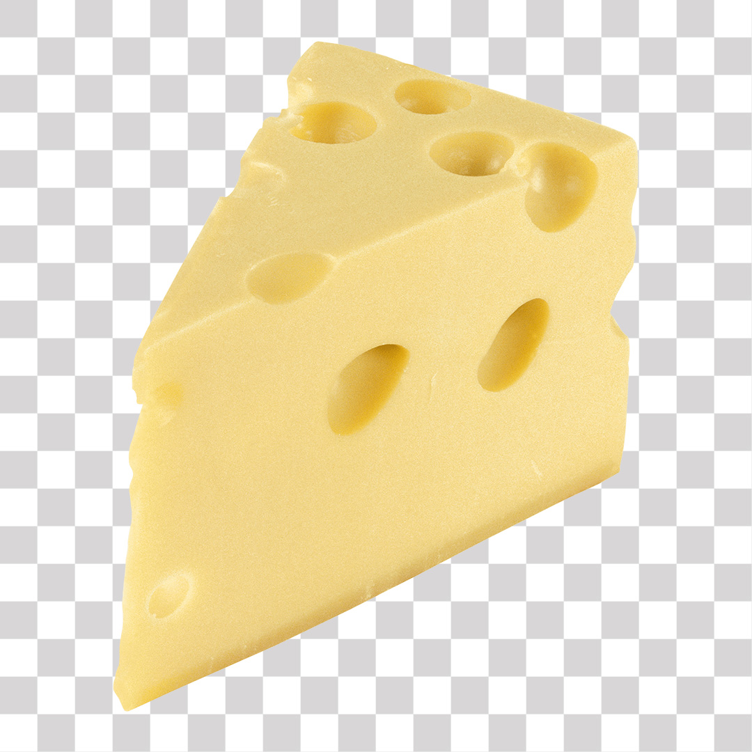 Queijo com Furos PNG Transparente Sem Fundo