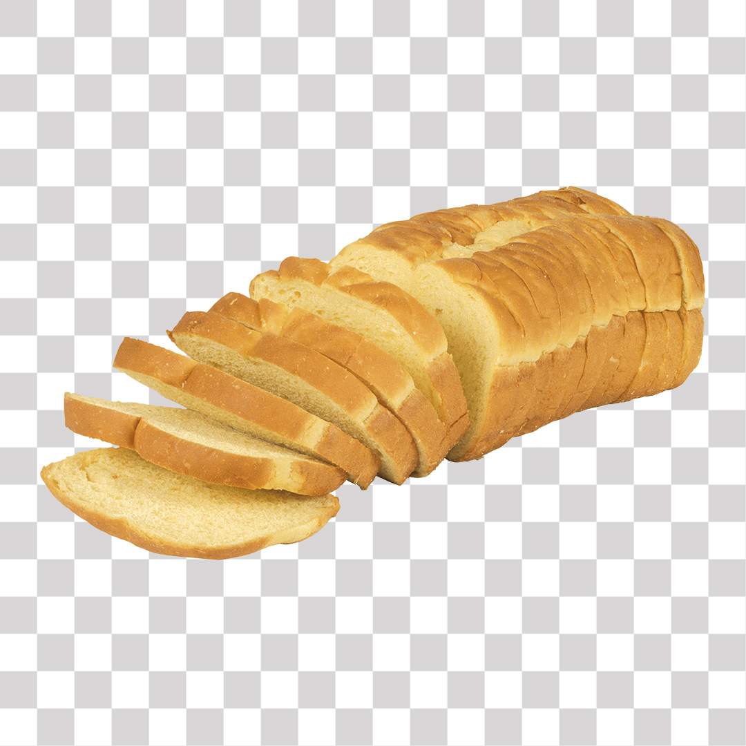 Fatias de Pão de Forma  PNG Transparente Sem Fundo