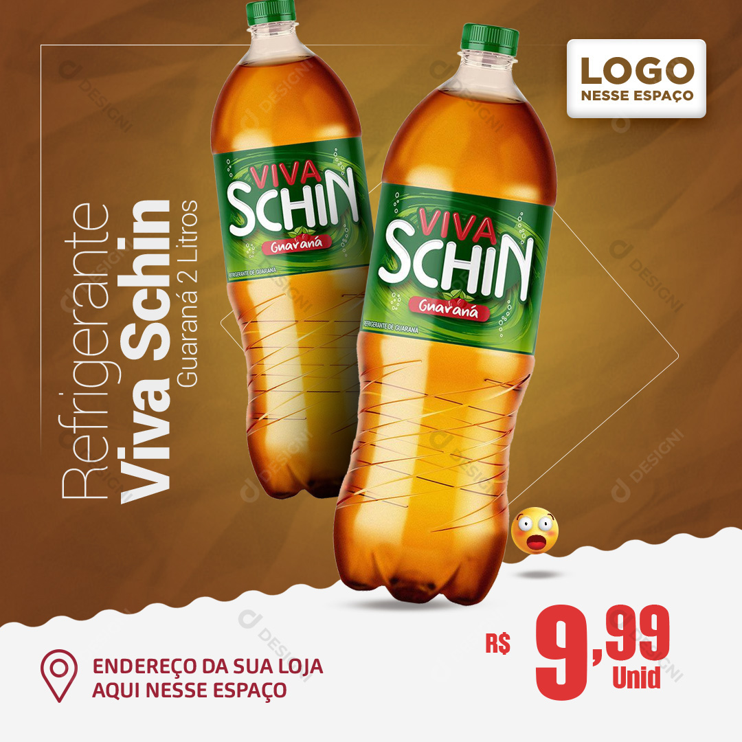Refrigerante Viva Schin Guaraná 2L Social Media PSD Editável