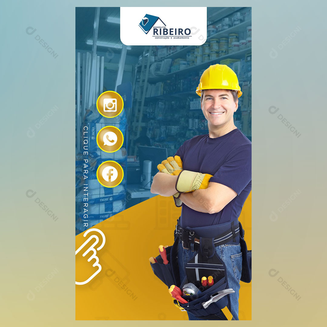 Cartão Interativo Eletricista PPTX Editável