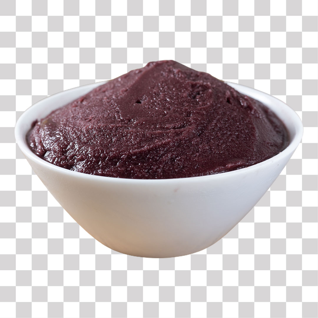 Açaí Na Tigela Puro PNG Sem Fundo Transparente