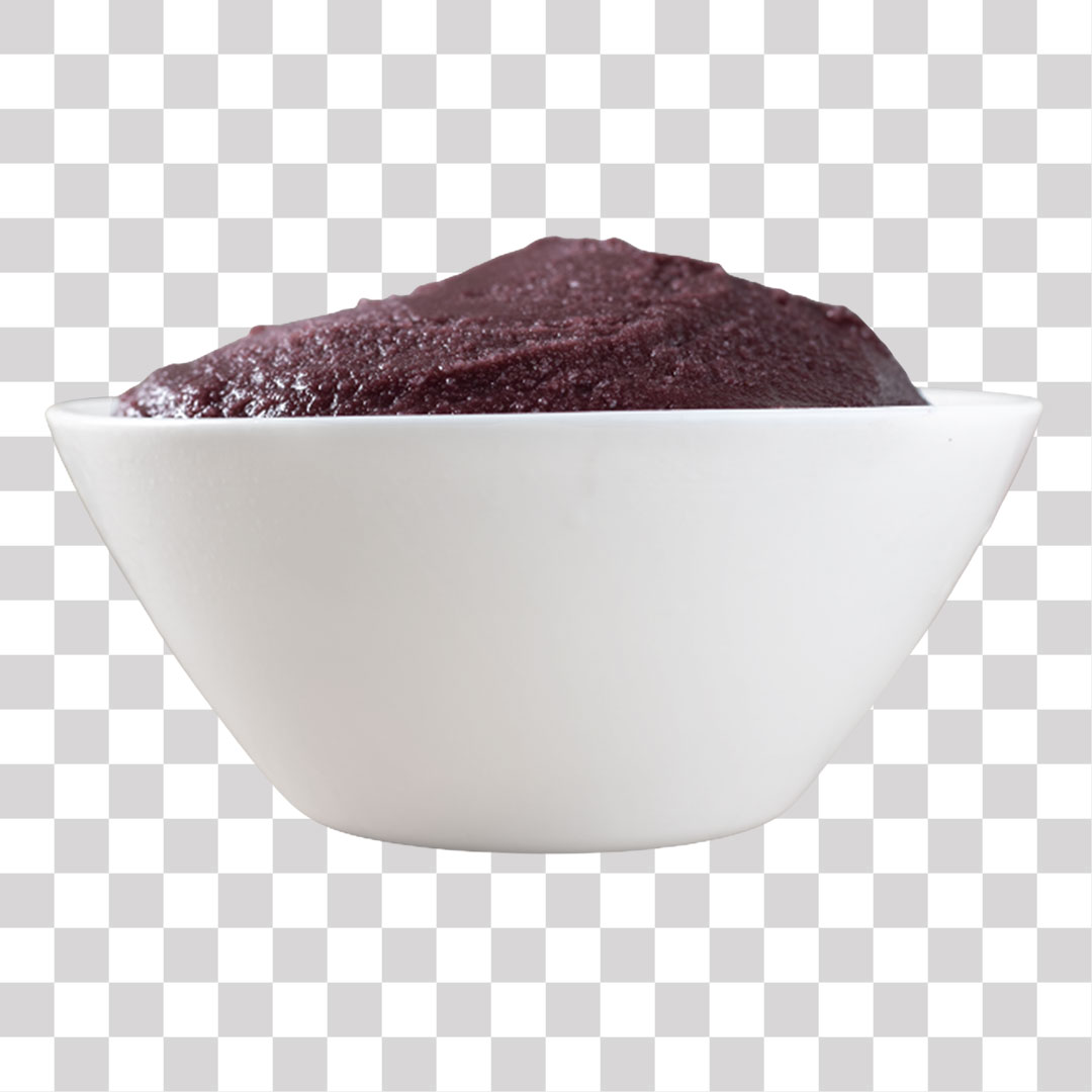 Tigela com Açaí Puro PNG Sem Fundo Transparente