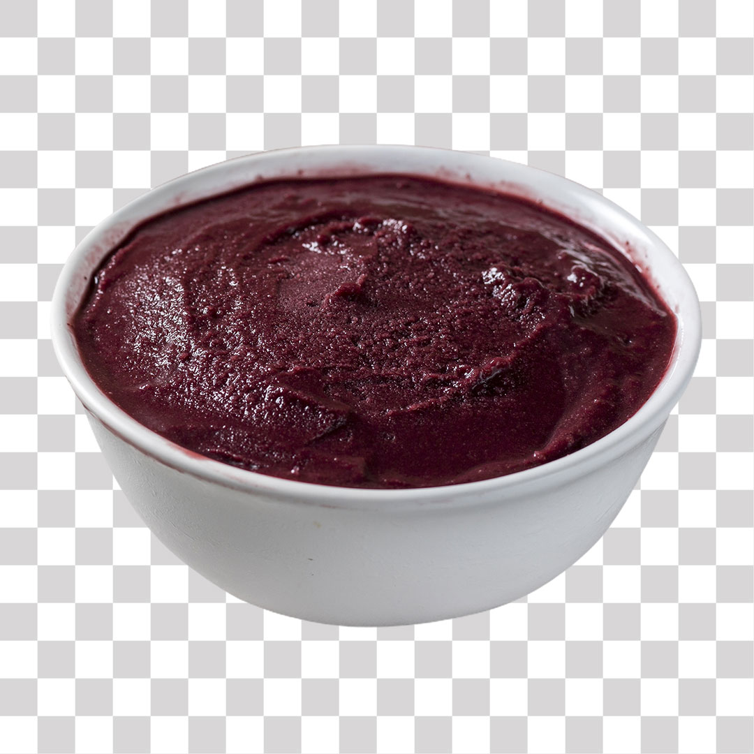 Açaí Na Tigela Puro PNG Sem Fundo Transparente