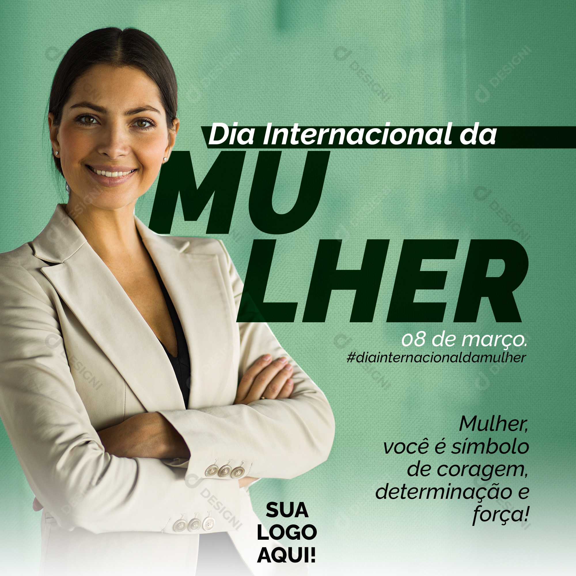 Dia Internacional da Mulher Social Media PSD Editável